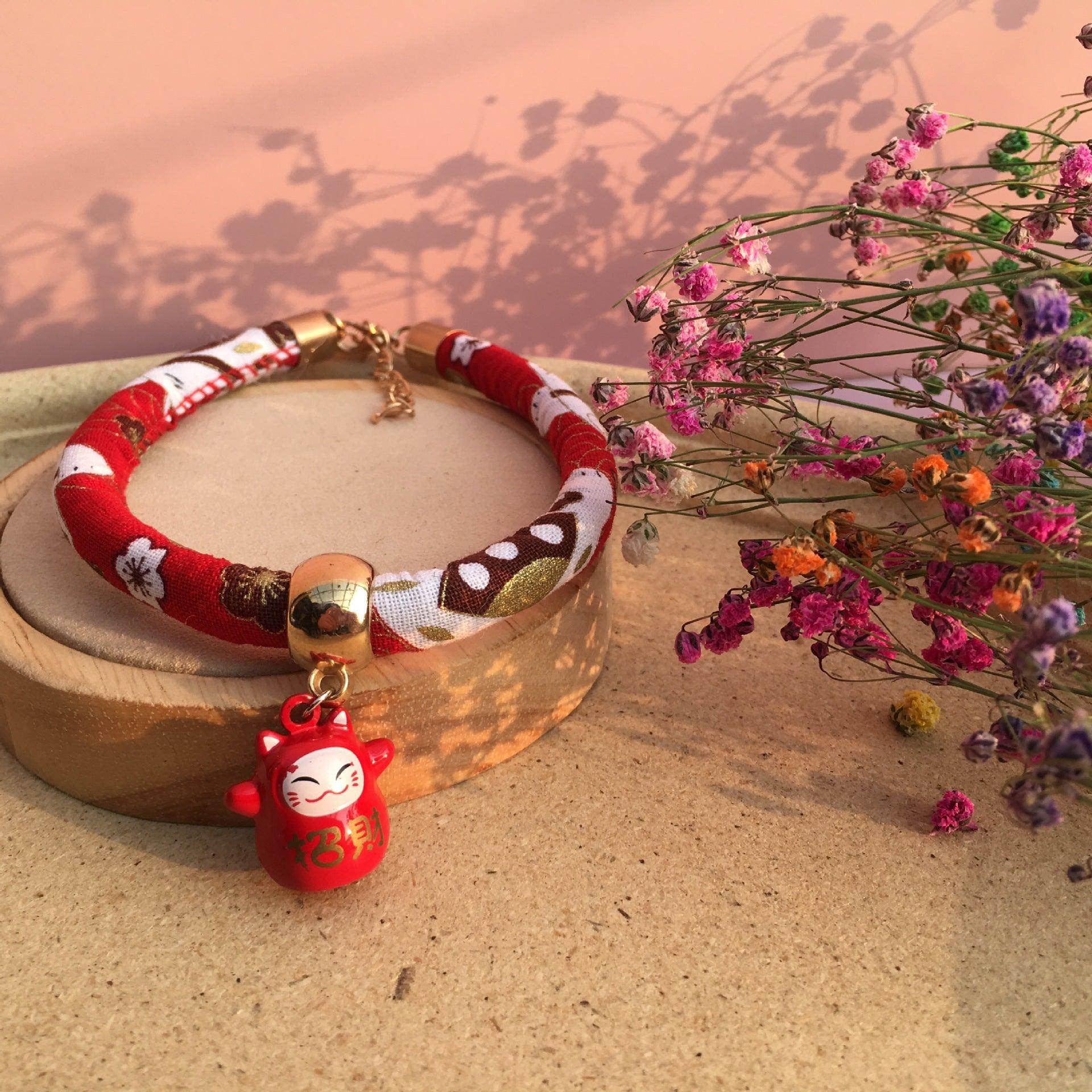 Striped Nylon Bell Collar For Cats And Dogs